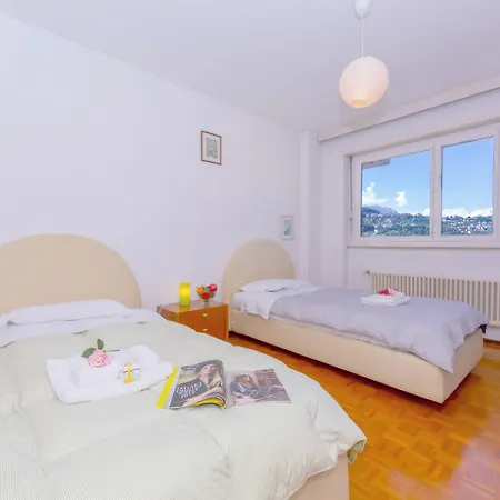 Casa Taddei With Terrace View & Parking - Happy Lugano